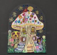 Image 6 of Fairy’s Home mixed media painting