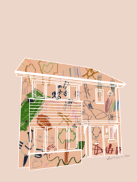 Image 3 of Bespoke Illustration (house)