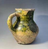 Image 2 of Medieval; English Fourteenth Century Kingston Ware Rounded Jug. 