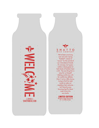 NEW! WELCOME - Empty World Cow Bottle 
