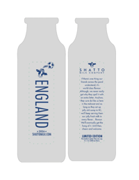 NEW Pre-Order! ENGLAND - Empty World Cow Bottle 