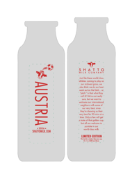 NEW Pre-Order! AUSTRIA - Empty World Cow Bottle 