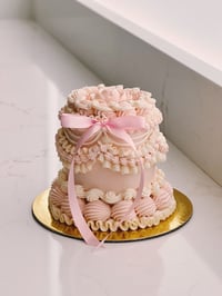 Image 1 of Mother's Day 'Tied with a Bow' Bento Cake