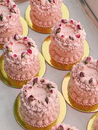 Image 1 of Mother's Day 'Rose Petal' Bento Cake