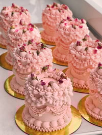 Image 2 of Mother's Day 'Rose Petal' Bento Cake