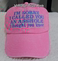 Image 1 of I'm sorry I called you an asshole CAP