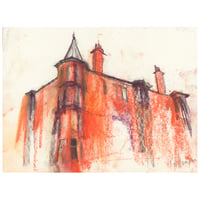 Image 1 of  Hyndland Tenements - Soft Pastels and Charcoal on Paper