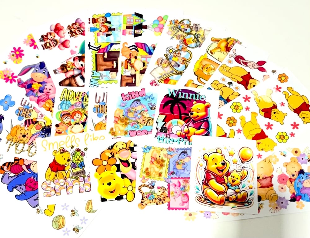 Image of Mystery Bundle Uv Dtf Wraps & Decals 11 Wraps 8 Decals