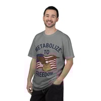 Image 3 of Metabolize to Freedom T-Shirt — Patriotic Emergency Nurse