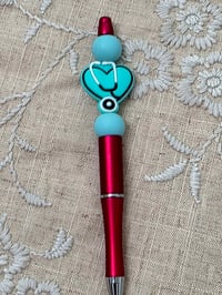 Teal Stethoscope pen 