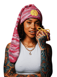 Image 2 of The "Pink Panther" Slouchy Beanie