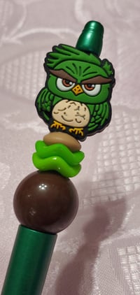 Image 6 of Lucha Fighting Owls Focal Beaded Pens