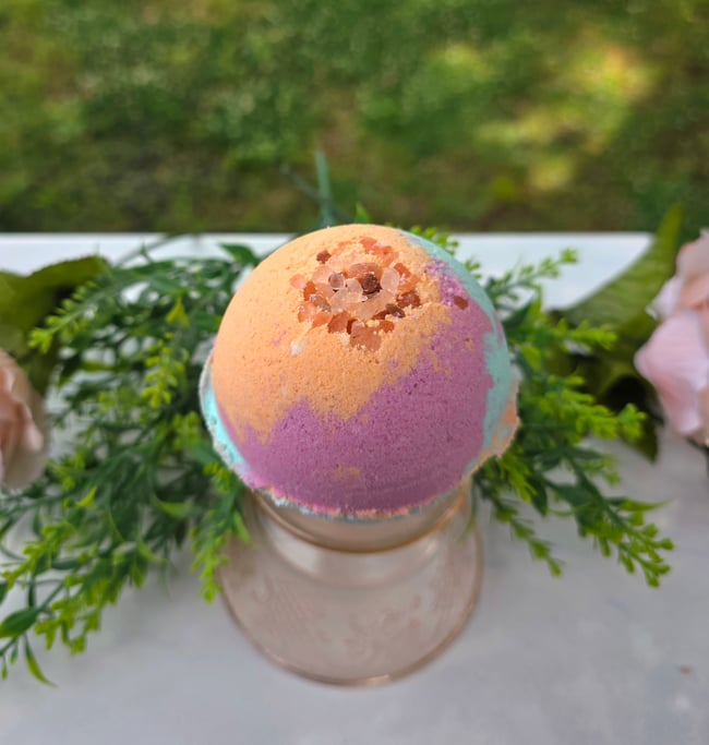Rainbow Sherbert Bath Bomb 7oz 