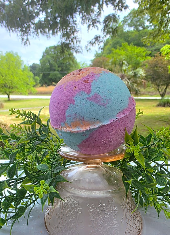Rainbow Sherbert Bath Bomb 7oz 