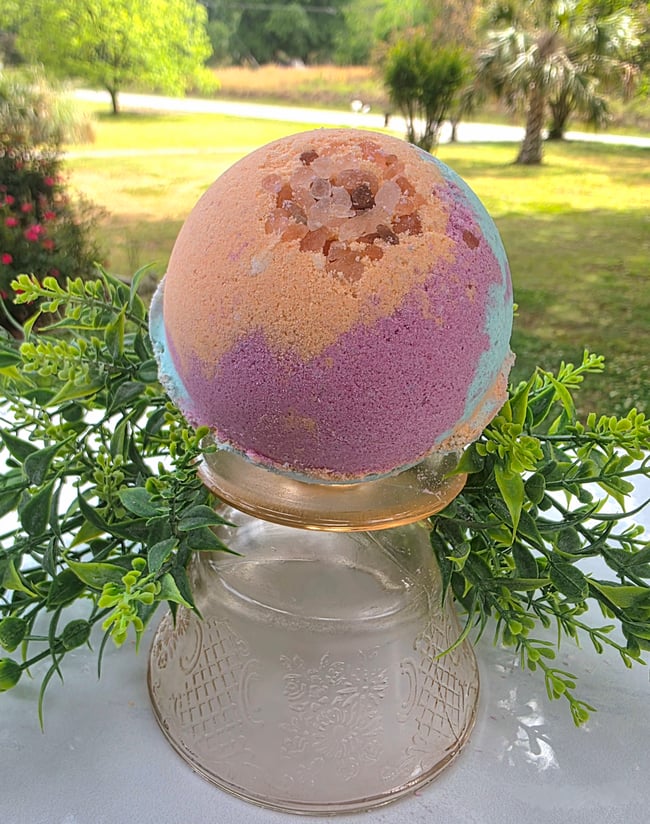 Rainbow Sherbert Bath Bomb 7oz 