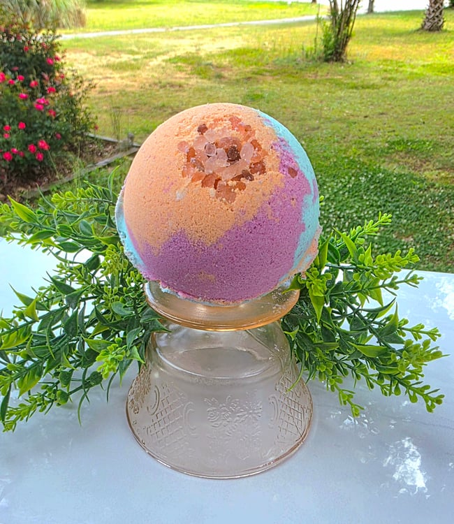 Rainbow Sherbert Bath Bomb 7oz 
