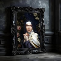 Image 1 of Saint Teresa Art Print – Original Gothic Surreal Portrait