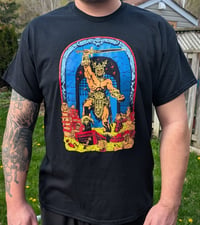 Image 1 of Screenprinted Cimmerian Wares Shirt - 5-colour Black