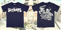 SLUMLORDS 'Graffiti/Kentax' T-Shirt (NAVY)