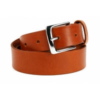 Image 1 of Full Grain Saddle Tan Leather Belt
