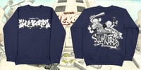 SLUMLORDS 'Graffiti/Kentax' CrewNeck Pullover (Navy)