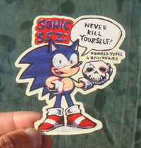 Image 1 of Sonic NKYS Vinyl Sticker
