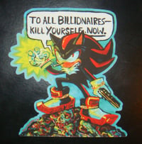 Shadow The Hedgehog KYS sticker