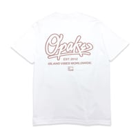 Image 2 of SCRIPT WORLDWIDE TEE - WHITE