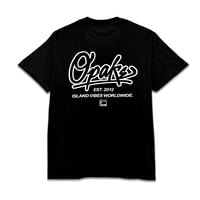 Image 2 of SCRIPT WORLDWIDE TEE - BLACK