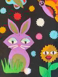 Image 2 of Butterflies , a bunny , in bloom