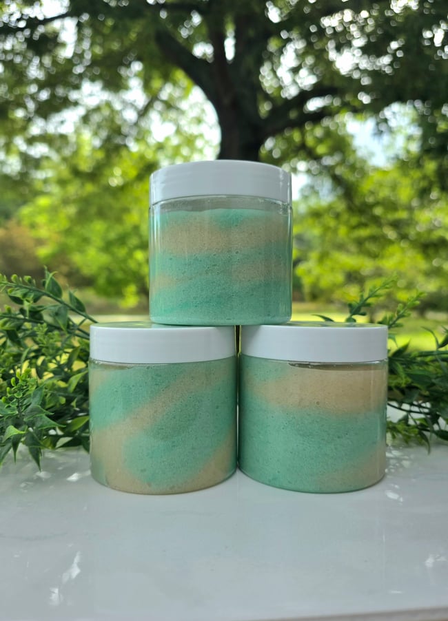 Eucalyptus & Tea Tree Oil Essential Oil Sugar Scrub 8oz