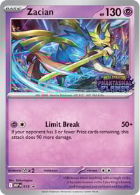 Zacian (Prerelease) - ME: Mega Evolution Promo - Near Mint