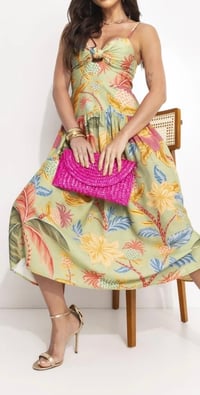 Image 2 of FARM Rio- "Amalfi Verde"- Long Dress