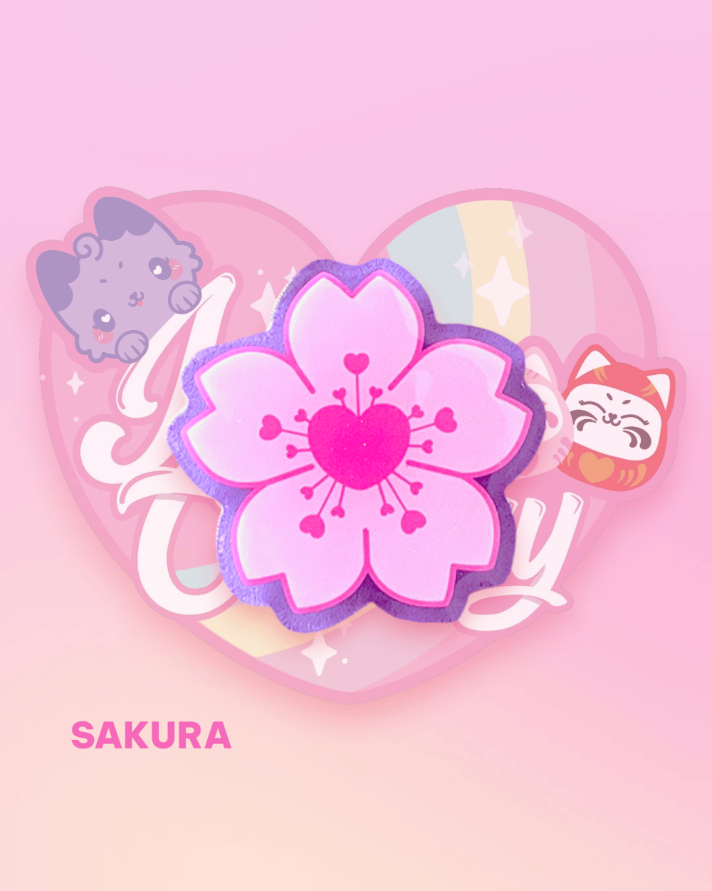 Image of Pop socket  Yuku, Tito & Sakura