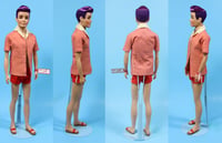 Image 3 of Purple Pompadour Ken Doll ~ Custom