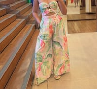 Image 1 of FARM Rio- "Panama Rosa" Jumpsuit