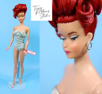 Image 1 of Ravishing In Red Updo Barbie Doll ~ Custom