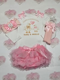 Image 3 of Personalised happy fathers day tutu set 