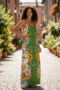 Image 1 of FARM Rio- "Delicadeza" Long Dress 