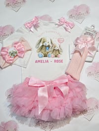 Image 1 of BUNNY  Happy Father's Day Tutu Set 