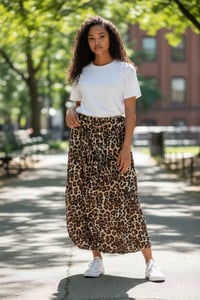 Image 1 of FARM Rio- "Onça Pintada" - Maxi Skirt w/ Pocket