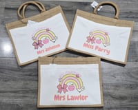 Image 1 of Teachers personalised tote bags 