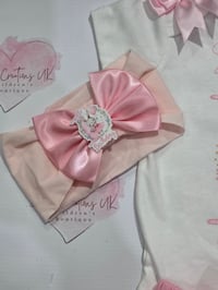 Image 2 of Bunny tutu first birthday tutu set 