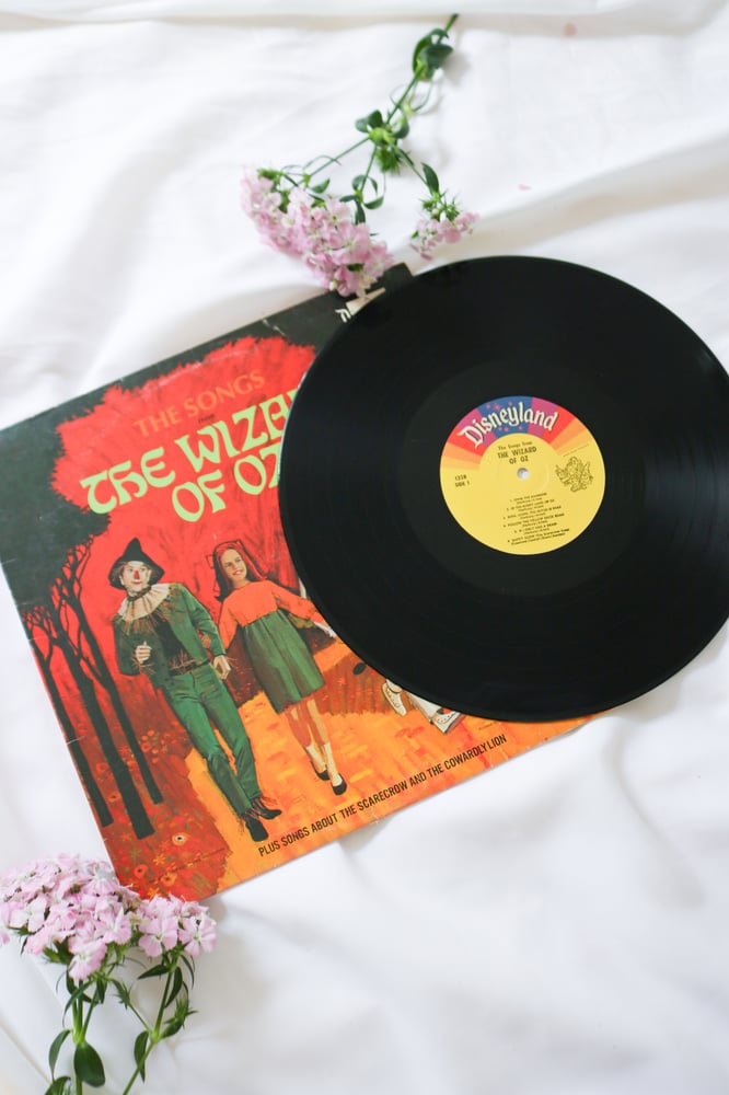 Image of Vintage 1969 Songs From The Wizard of Oz Vinyl Disneyland Records 