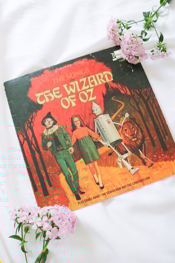 Image of Vintage 1969 Songs From The Wizard of Oz Vinyl Disneyland Records 