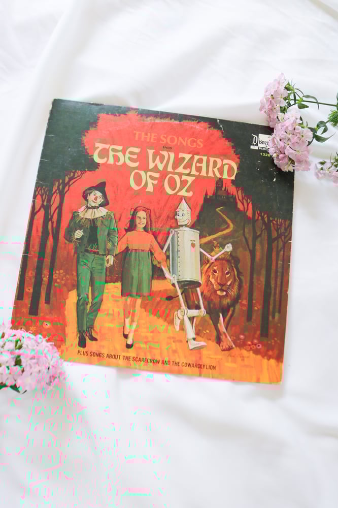 Image of Vintage 1969 Songs From The Wizard of Oz Vinyl Disneyland Records 