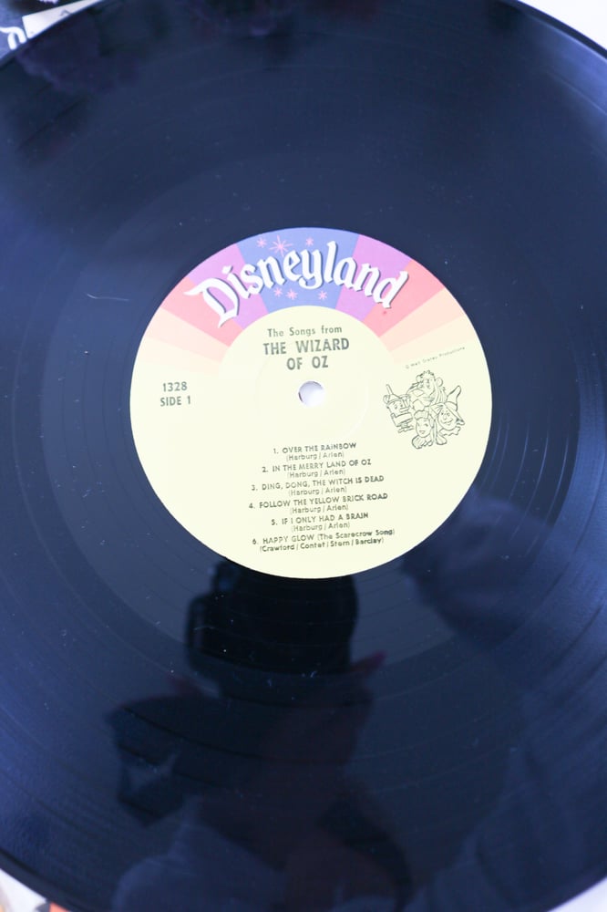 Image of Vintage 1969 Songs From The Wizard of Oz Vinyl Disneyland Records 