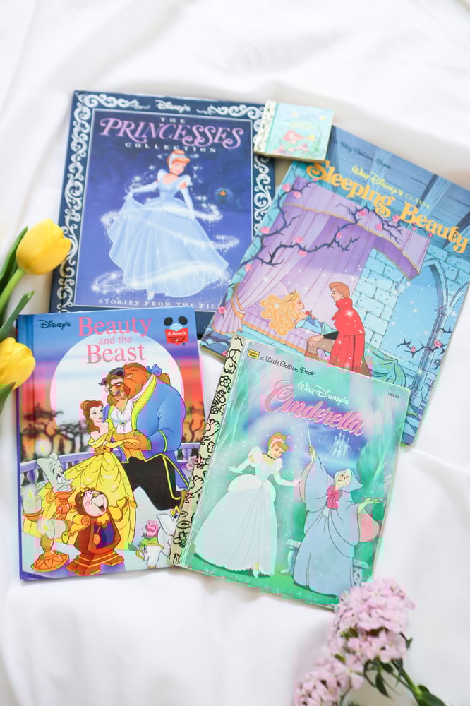 Image of Vintage Disney Princess Coffee Book Bundle Set of 5