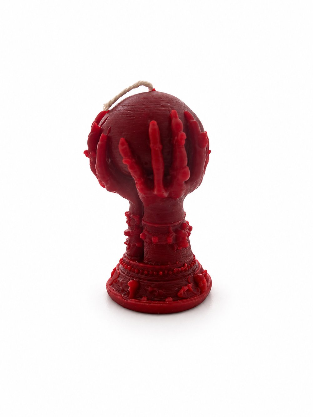 Witches Hand & Sphere Candle