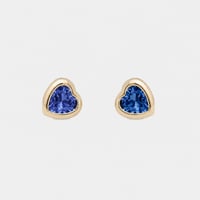 Image 1 of Blue Heart Promise Stud